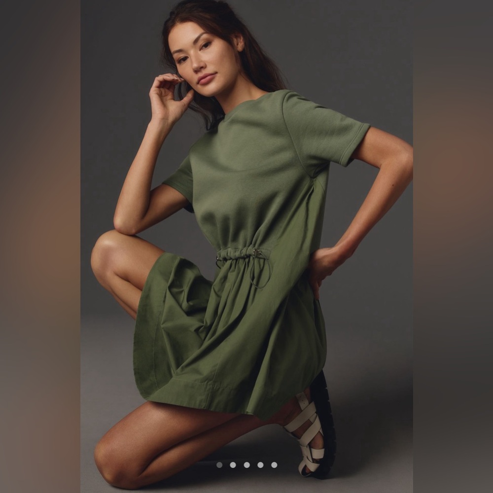 Anthropologie Pilcro Sweatshirt Mini Dress
